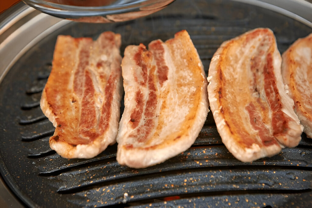 Air fryer bacon