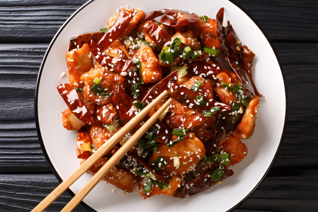 SWEET AND SOUR PORK CHOPS, PEKING STYLE