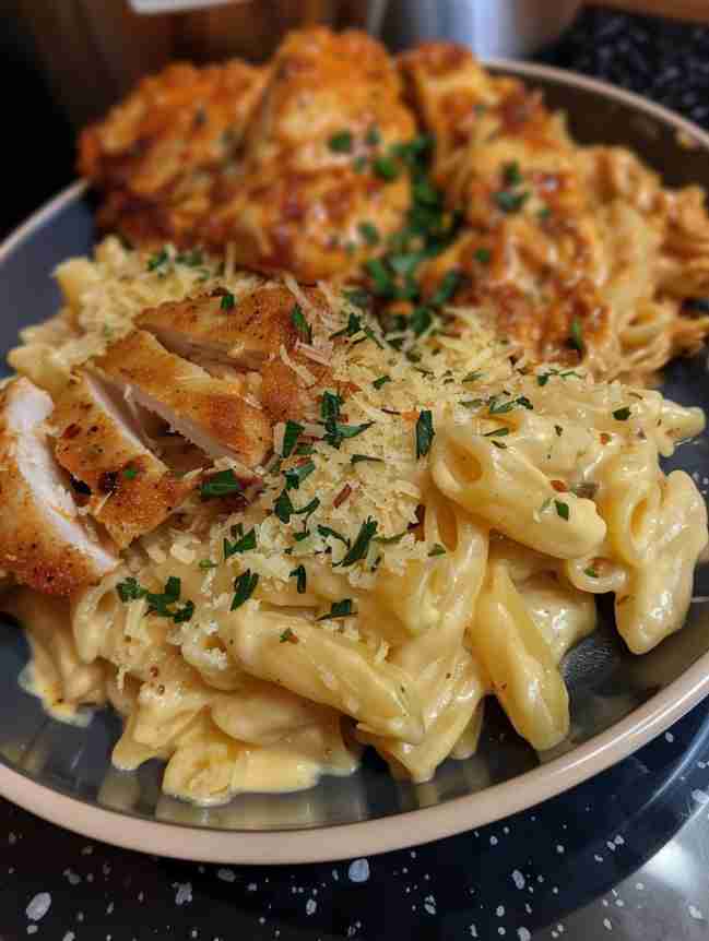 Buffalo Wild Wings Parmesan Garlic Chicken Pasta recipe