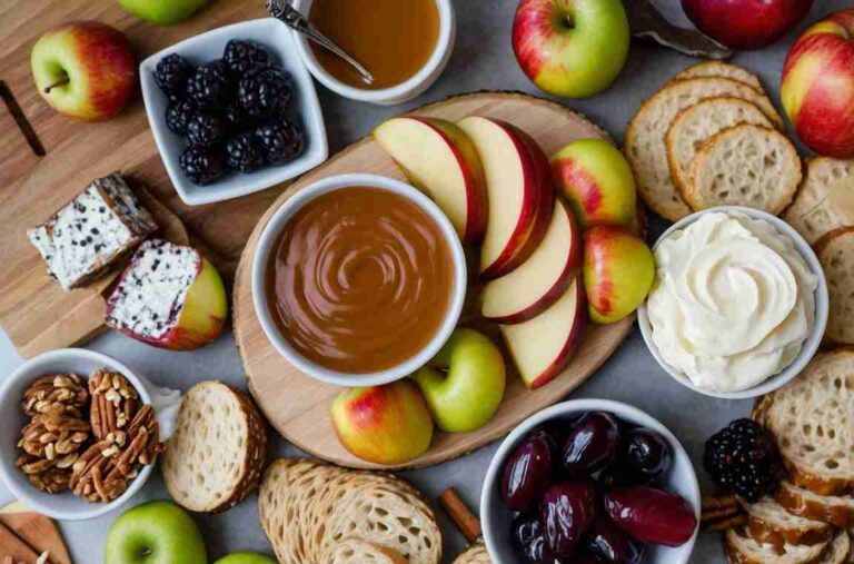 Caramel Apple Charcuterie Board recipe