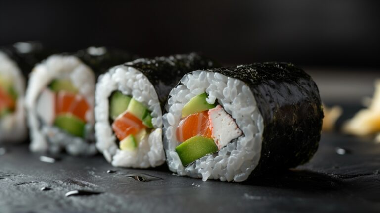 Cucumber and Avocado Sushi recipe