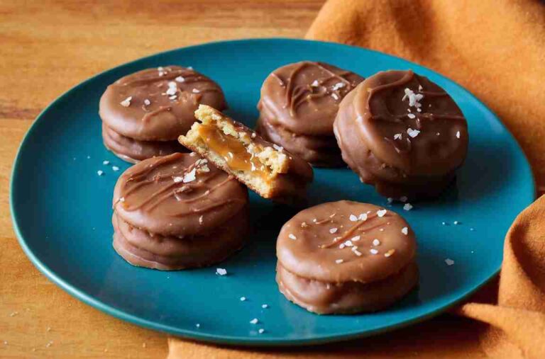 Salted Caramel Ritz Cookies