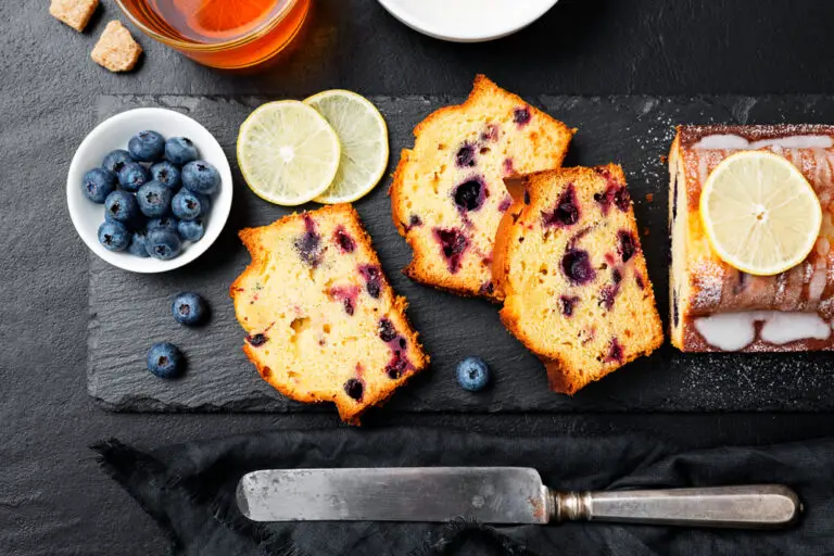 Blueberry Bread with Lemon Glaze recipe