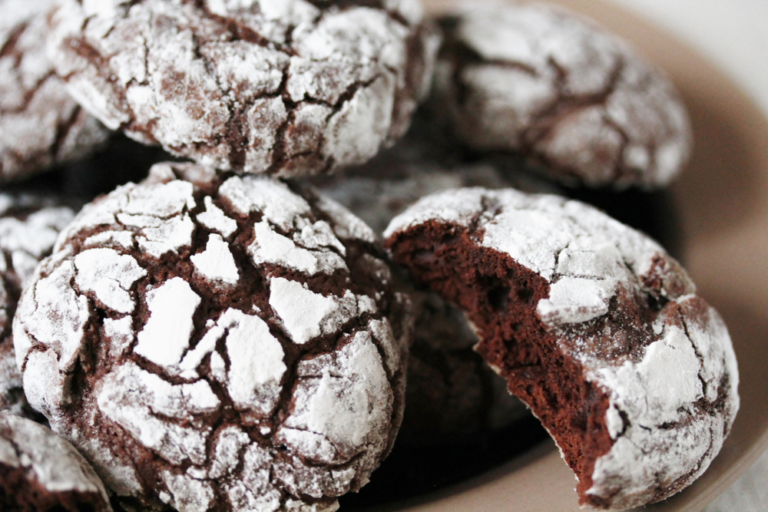 Chocolate Crinkle Cookies