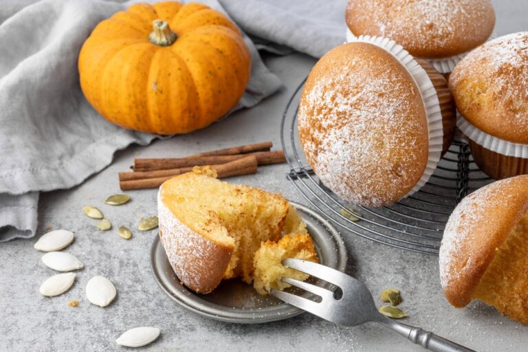 Pumpkin Wheat Honey Muffins recipe