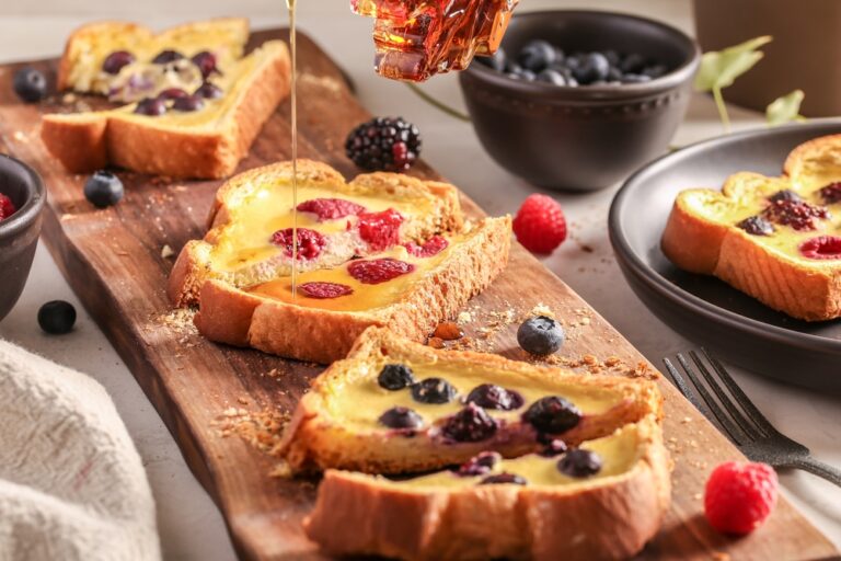 Baked Yogurt Custard Toast