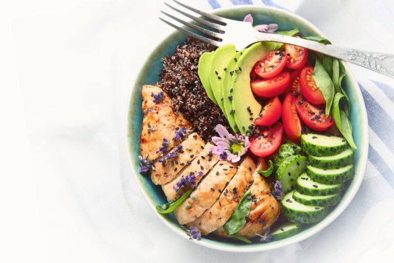 Caribbean Cobb Salad With Salmon