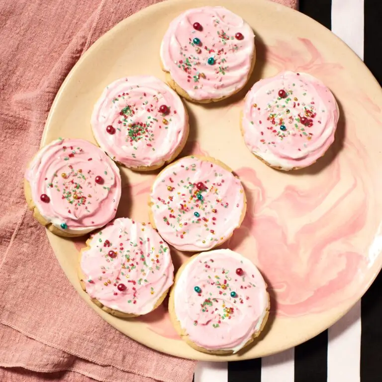 Double Strawberry Sugar Cookies