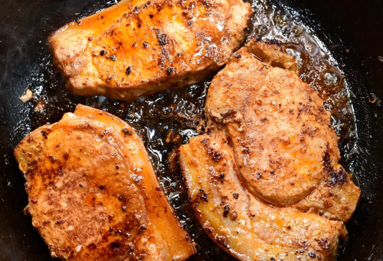 Maple-Soy Pork Chops With Shichimi Togarashi