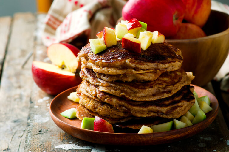 Paleo Applesauce Pancakes