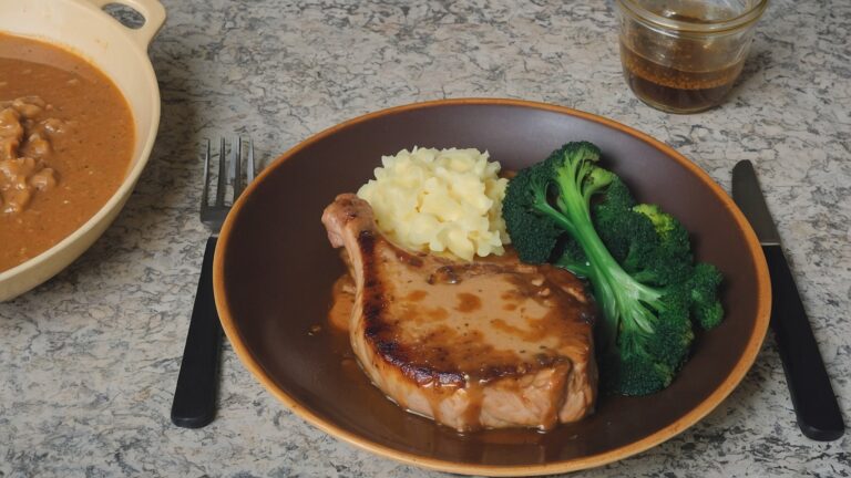 Pork Chops with Onion Gravy