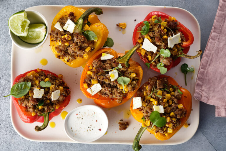 Shawarma Stuffed Peppers