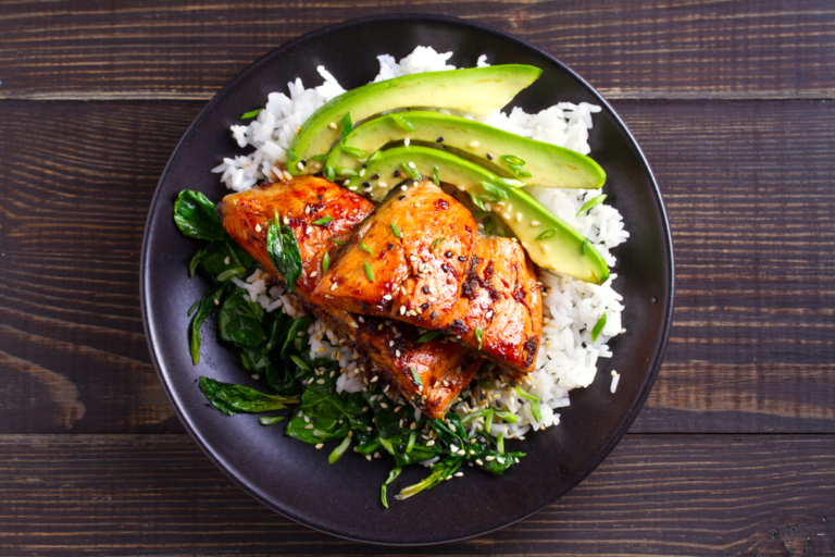 Teriyaki Salmon Bowl