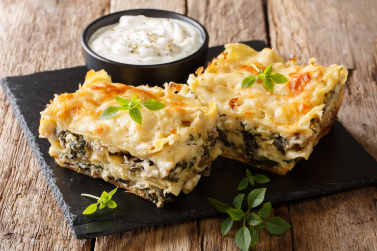 White Cheese Chicken Lasagna