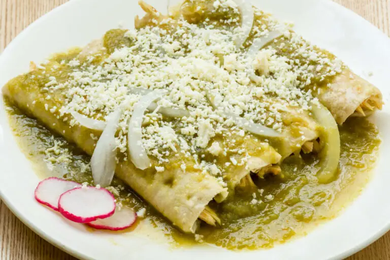 Green Chicken Enchiladas