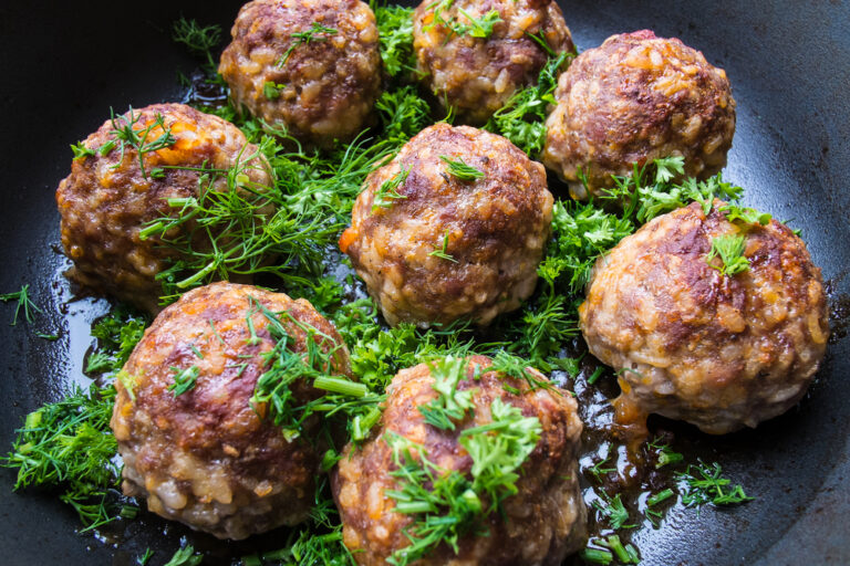 Oven Baked Meatballs