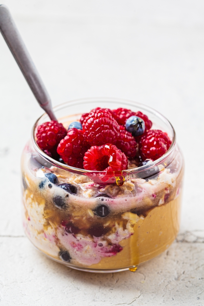 Overnight Oats with Jam