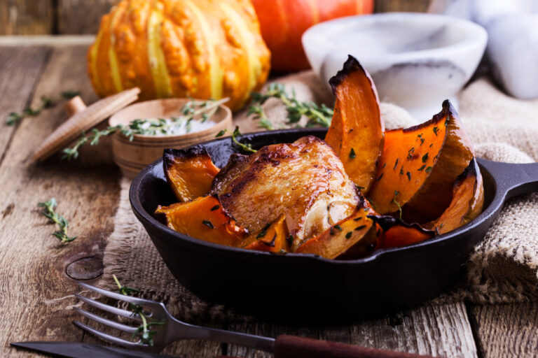 Roasted Chicken Thighs With Winter Squash