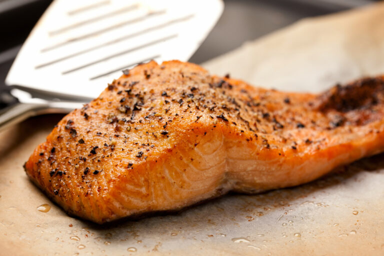 Salmon With Smoked Salmon Butter