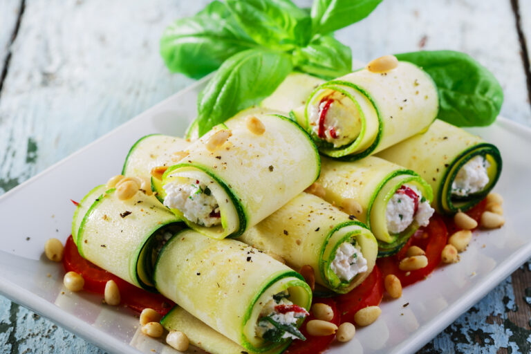 Zucchini-Feta Rolls