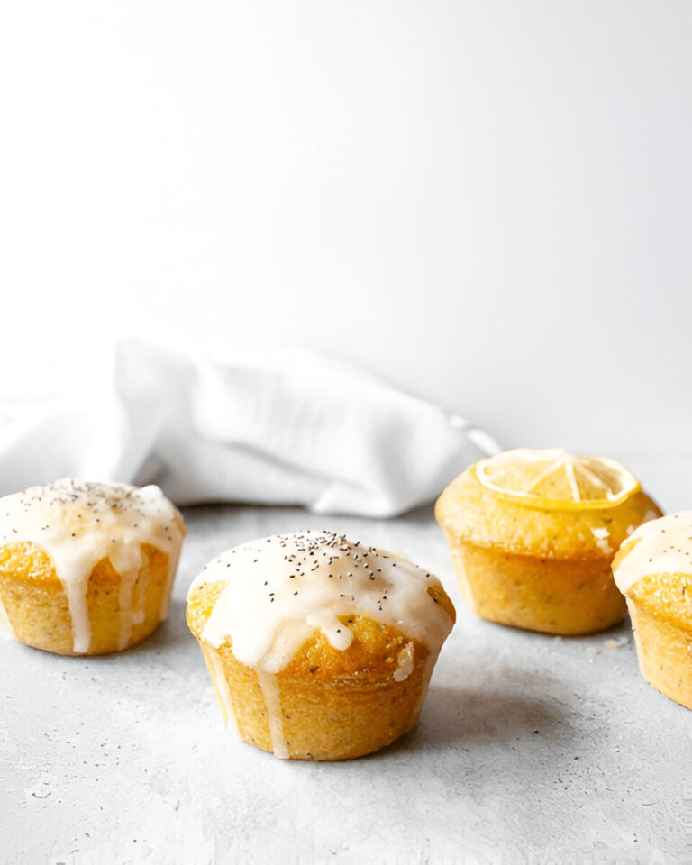 Glazed Lemon Poppy Seed Muffins