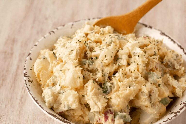 Japanese Potato Salad With Mentaiko