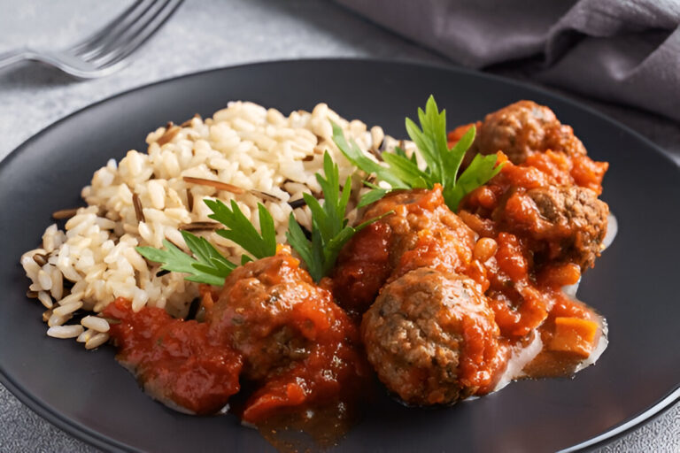 Mozzarella Stuffed Meatballs