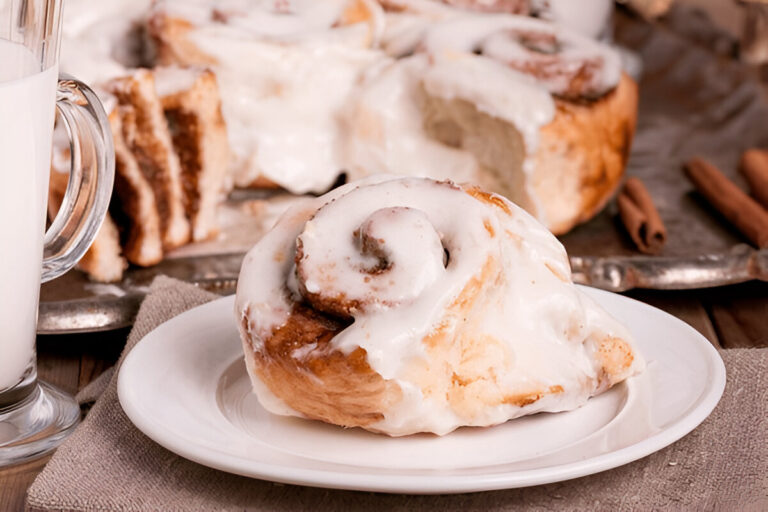 No-Yeast Cinnamon Roll Biscuits