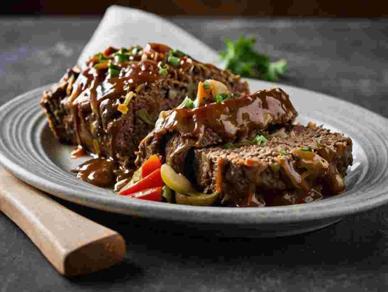 Philly Cheesesteak Meatloaf