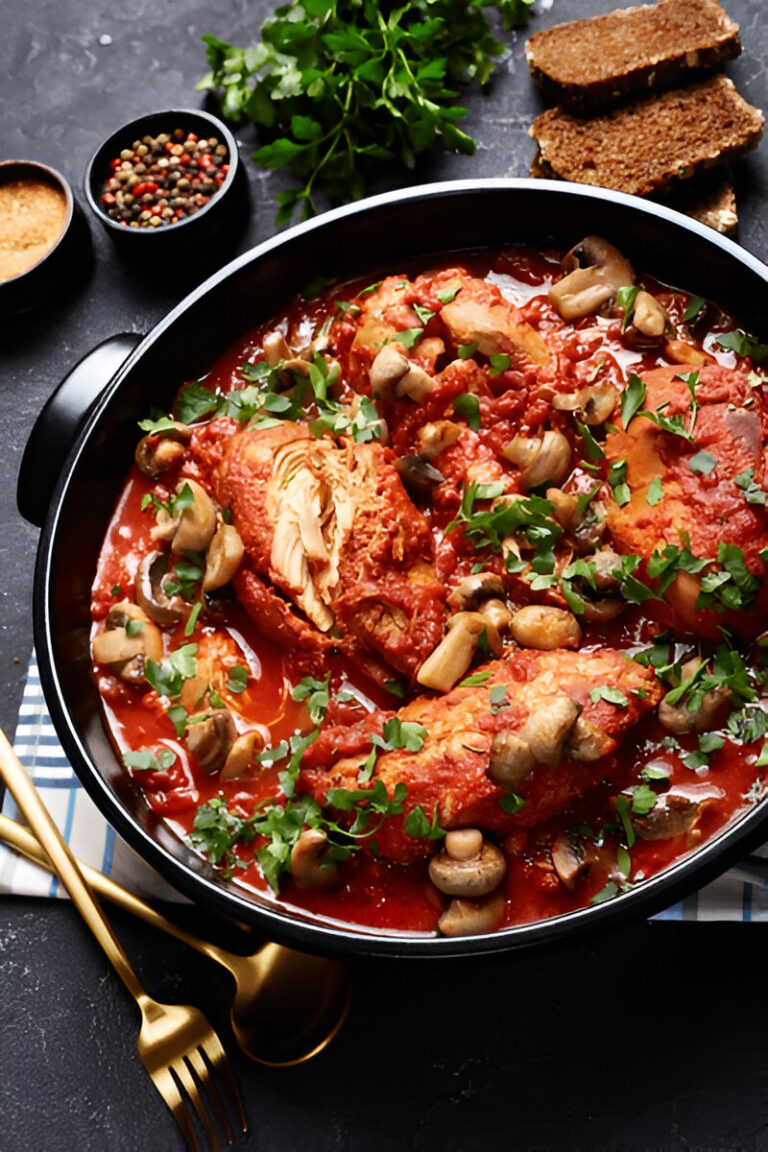 Slow Cooker Chicken Cacciatore