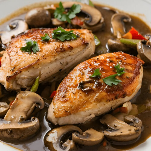 Slow Cooker Chicken Marsala