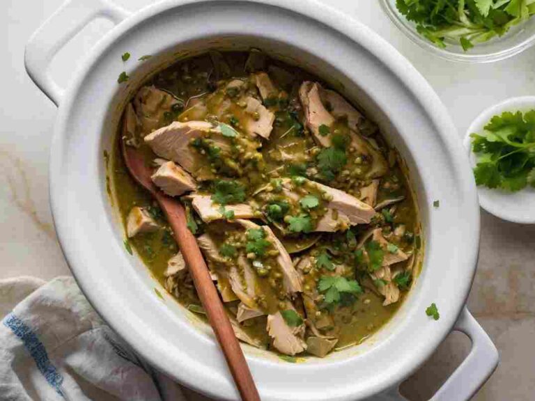 Slow Cooker Salsa Verde Chicken