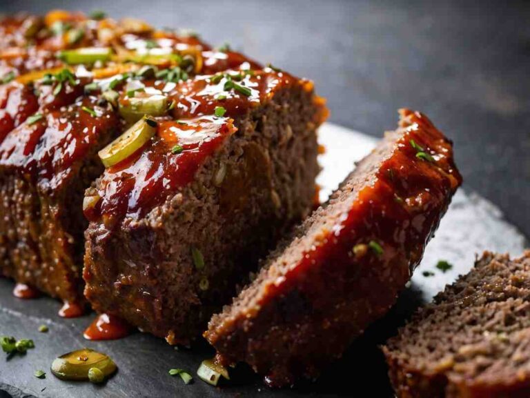 Spicy, Garlicky Meatloaf