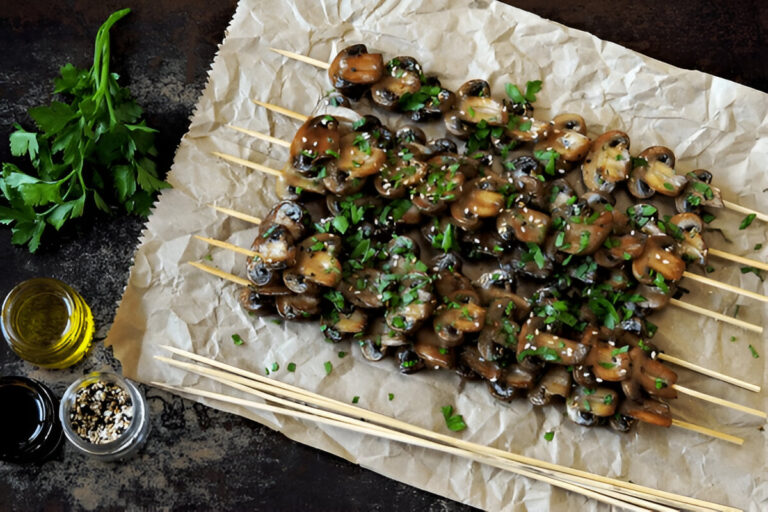 Steak Kabobs with Garlic Butter