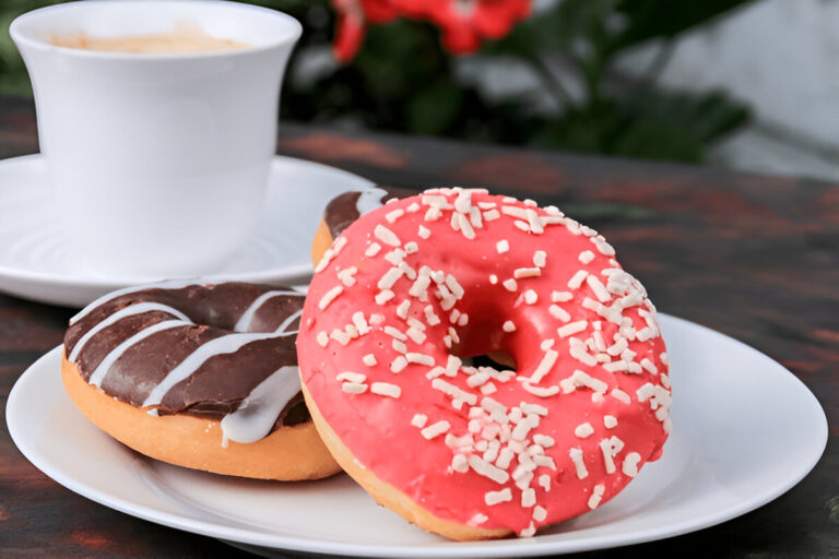 Strawberry Frosted Donuts