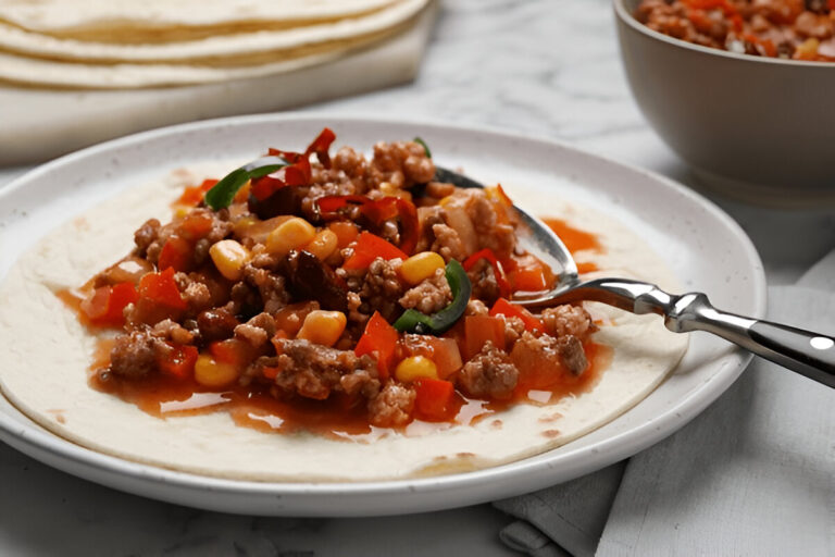 Turkey and Red Pepper Hash