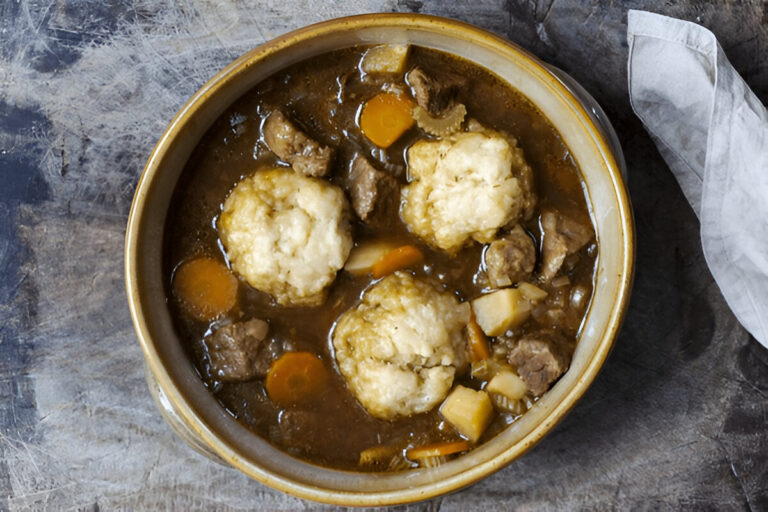 beef stew with dumplings