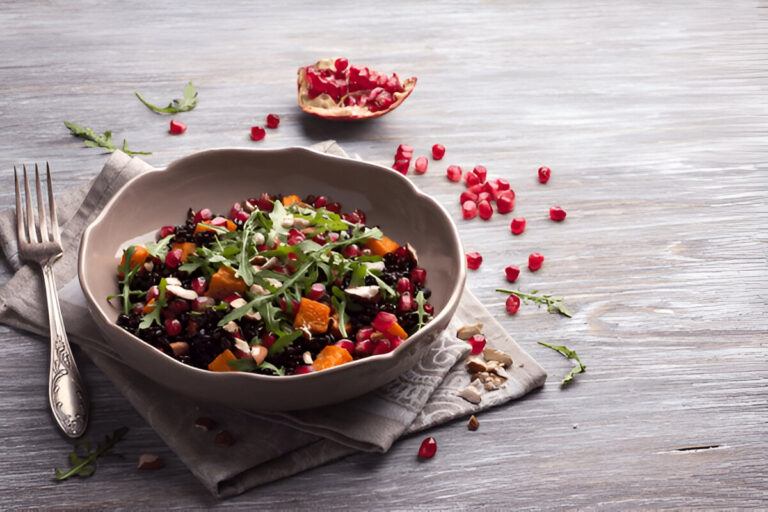 pomegranate rice salad