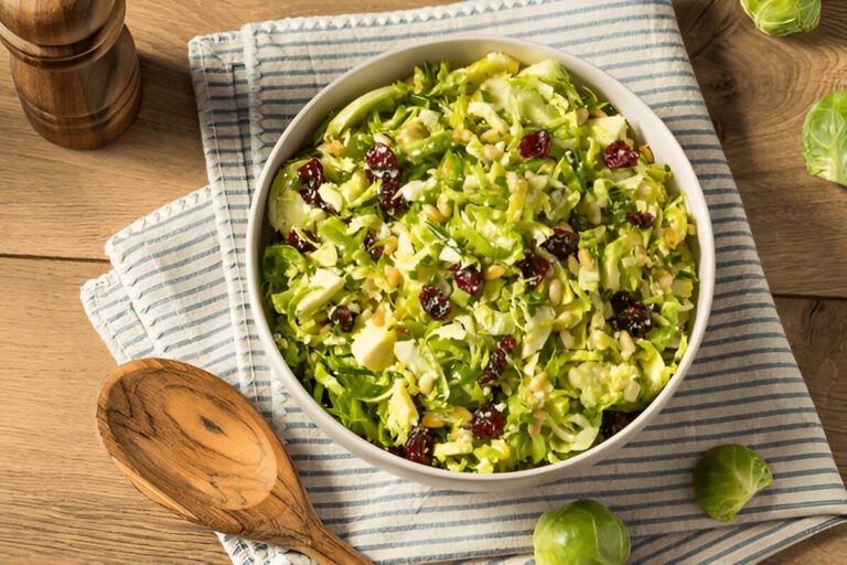 shaved brussels sprout salad