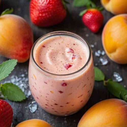 Apricot Strawberry Smoothies