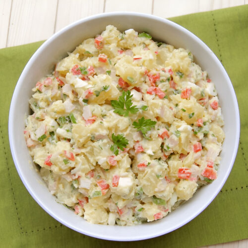 Chicken Olivye (Chicken Potato Salad)