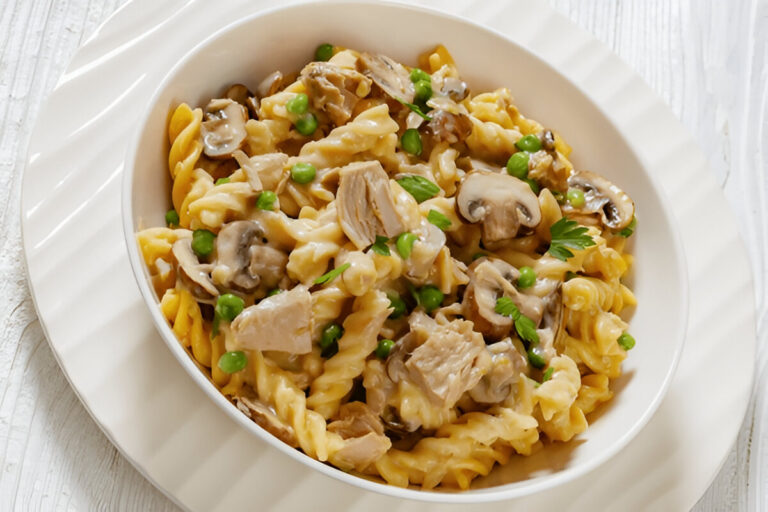 Creamy Tuna Mushroom Pasta