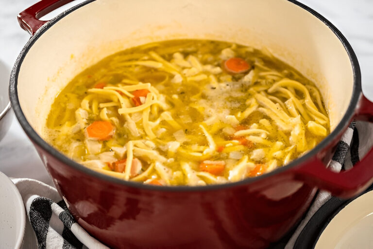 Dutch Oven Chicken Noodle Soup