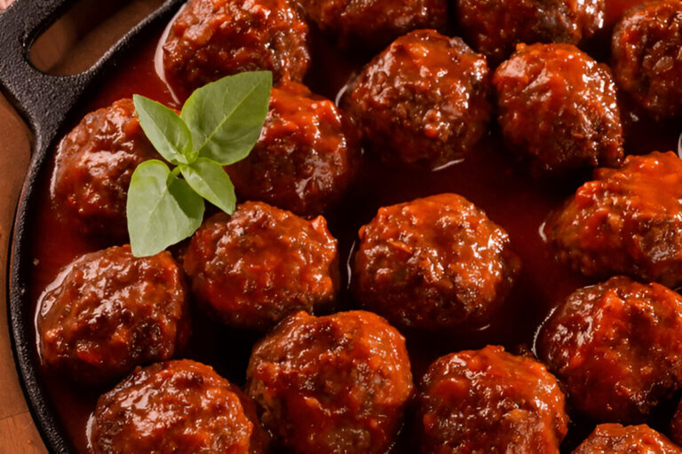 Grape Jelly Meatballs