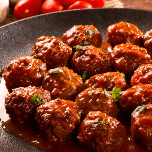 Grape Jelly Meatballs recipe