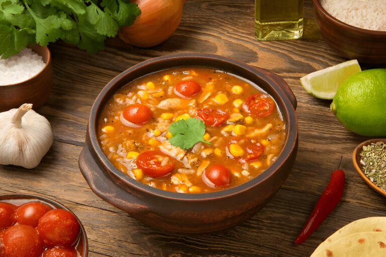 Mexican Chicken and Rice Soup