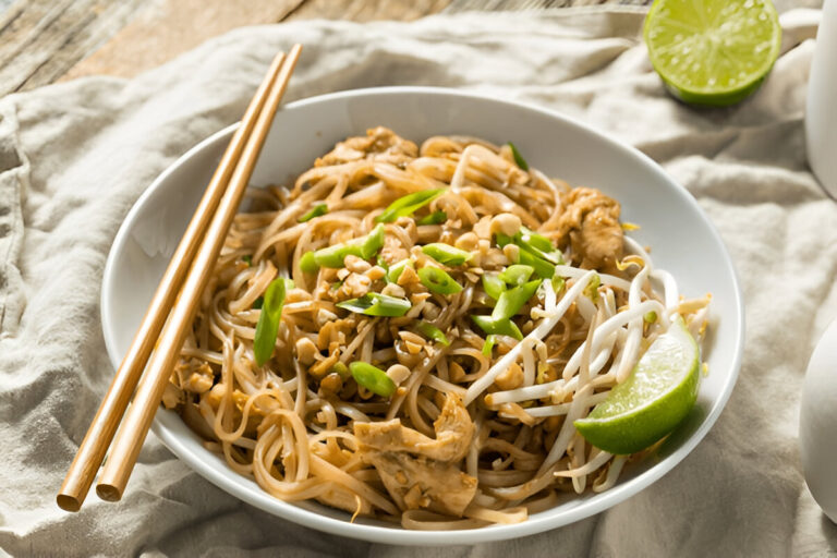 Peanut Noodles with Chicken