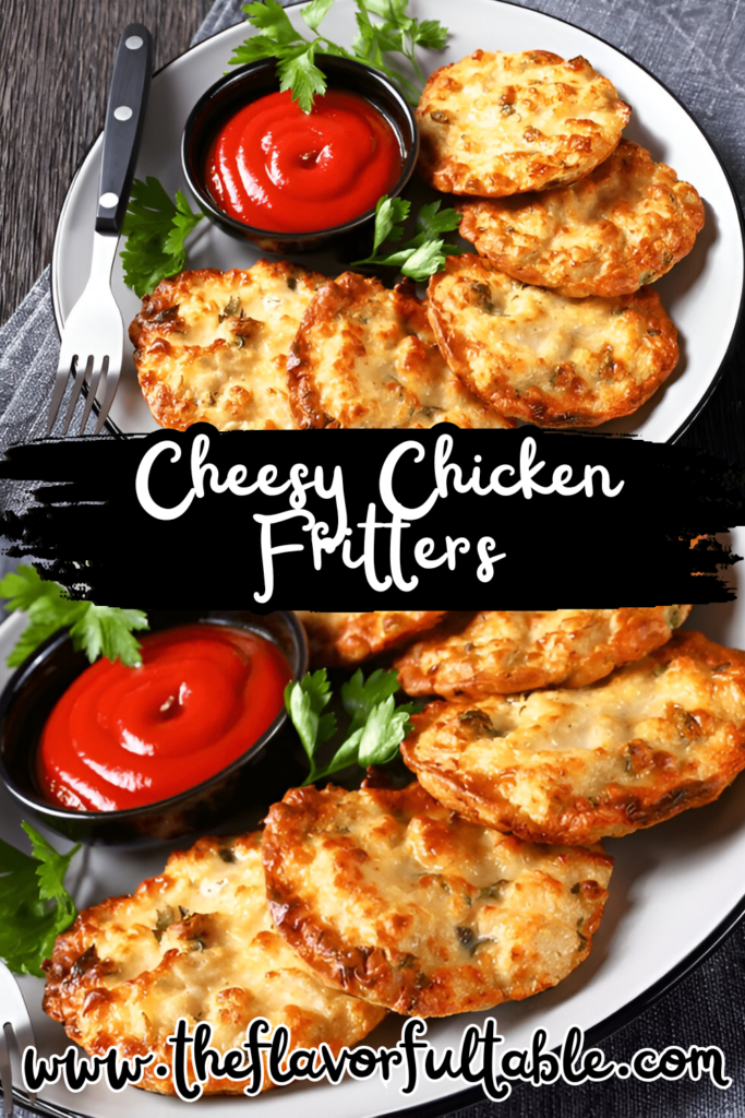 Easy Cheesy Chicken Fritters Recipe