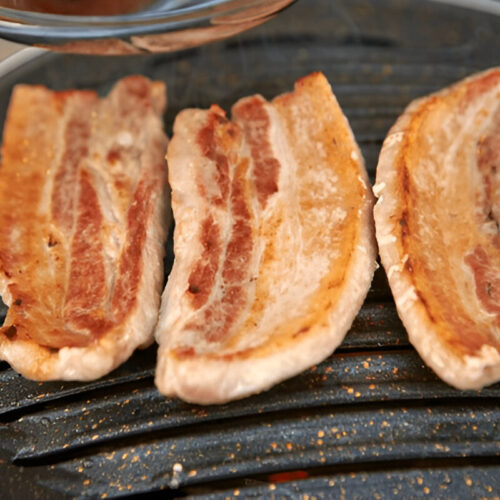 Air fryer bacon