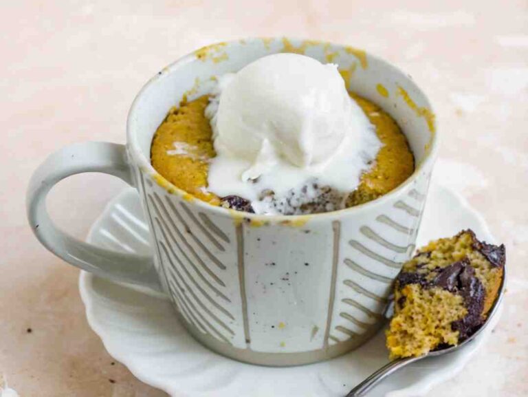 Banana Bread Chocolate Chunk Mug Cake